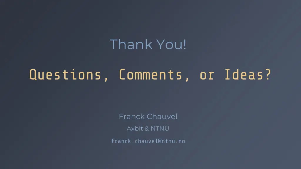thank you