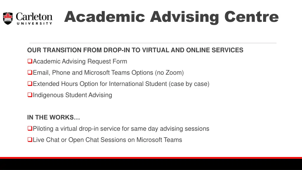 academic advising centre 2