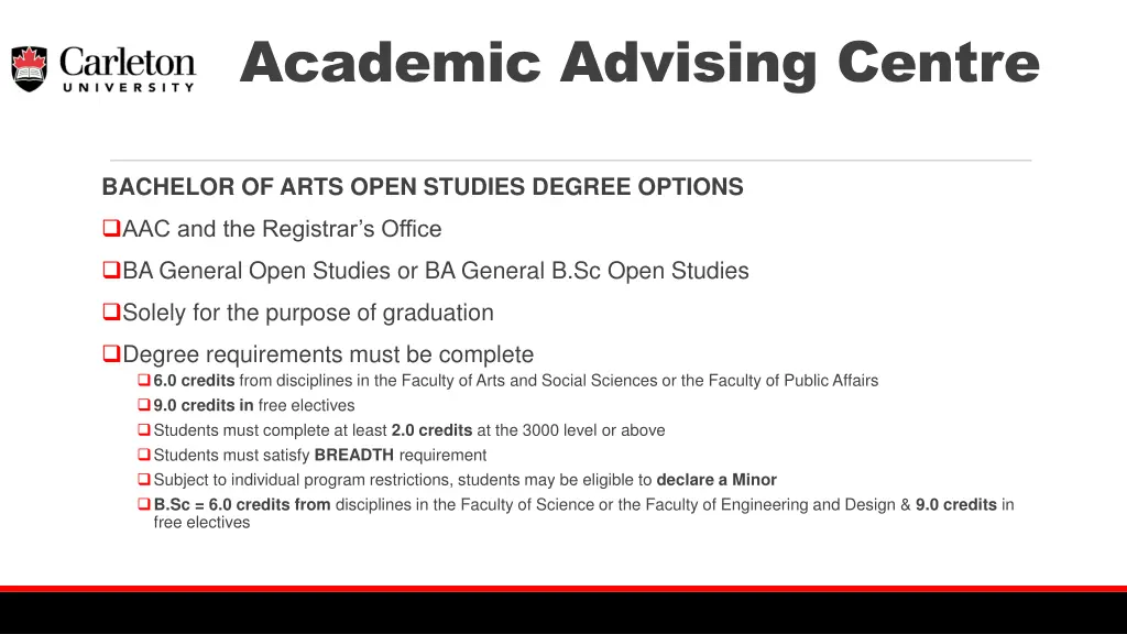 academic advising centre 5