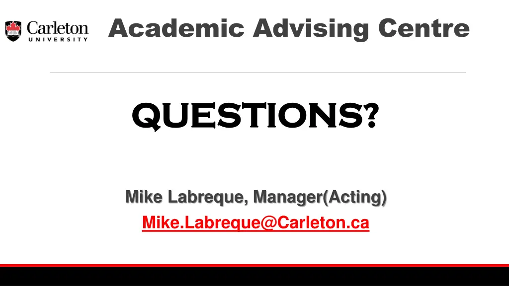 academic advising centre 8