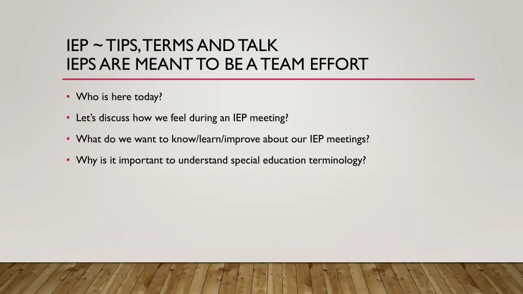 iep tips terms and talk ieps are meant