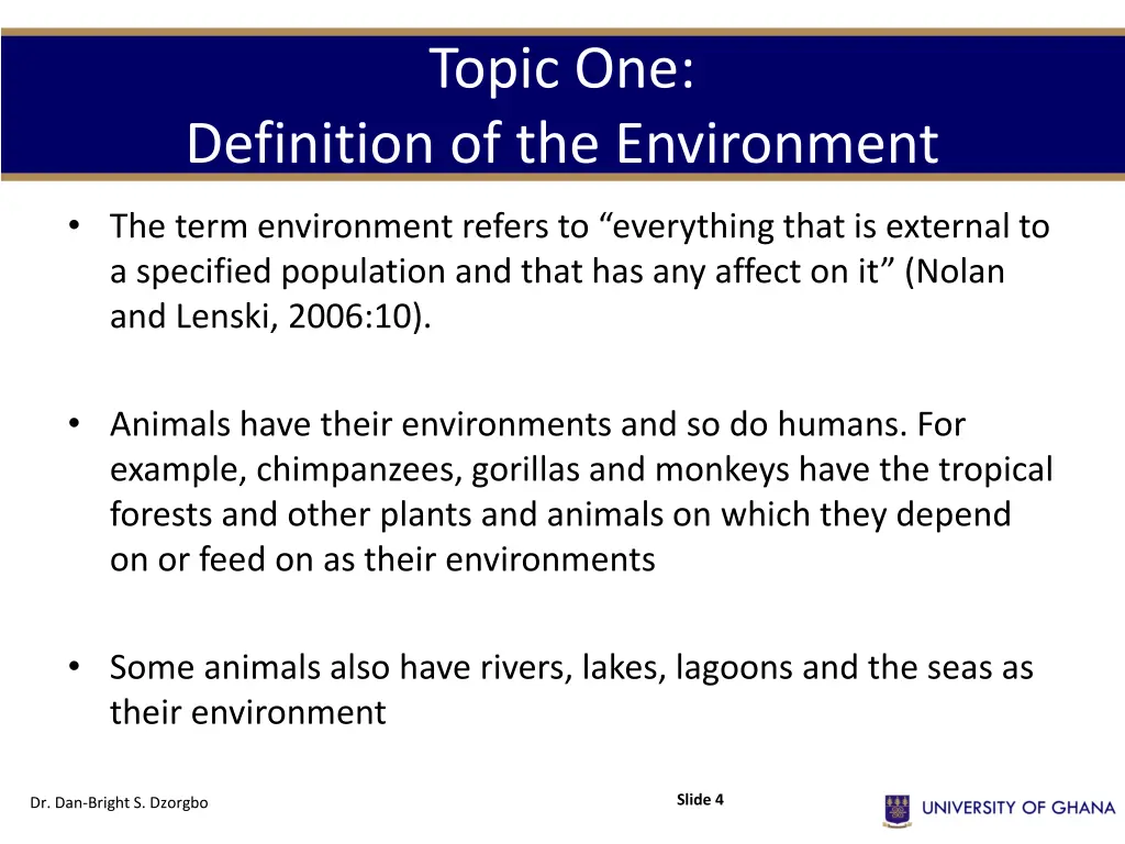 topic one
