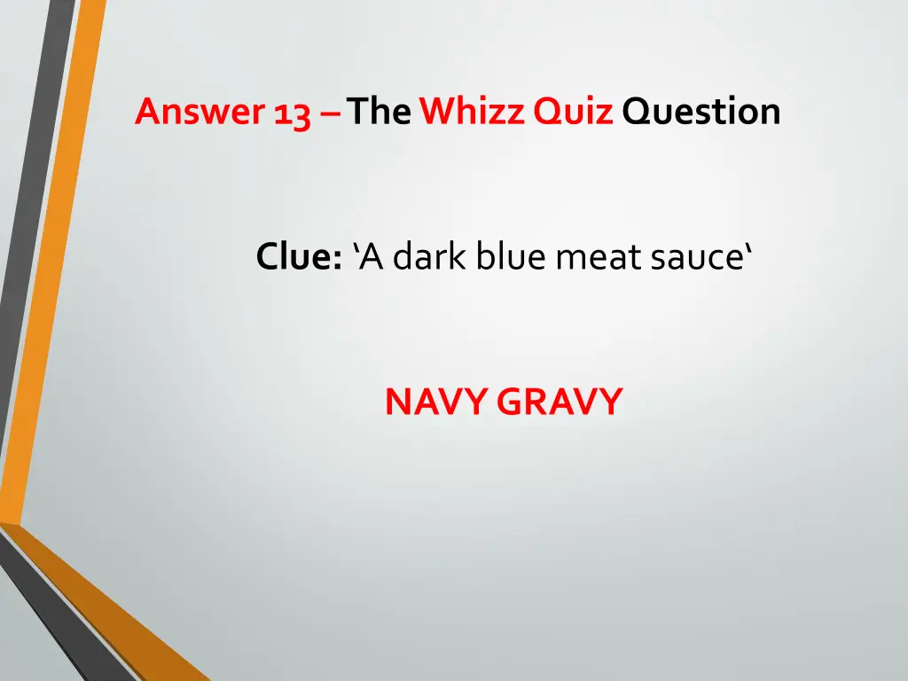 answer 13 the whizz quiz question