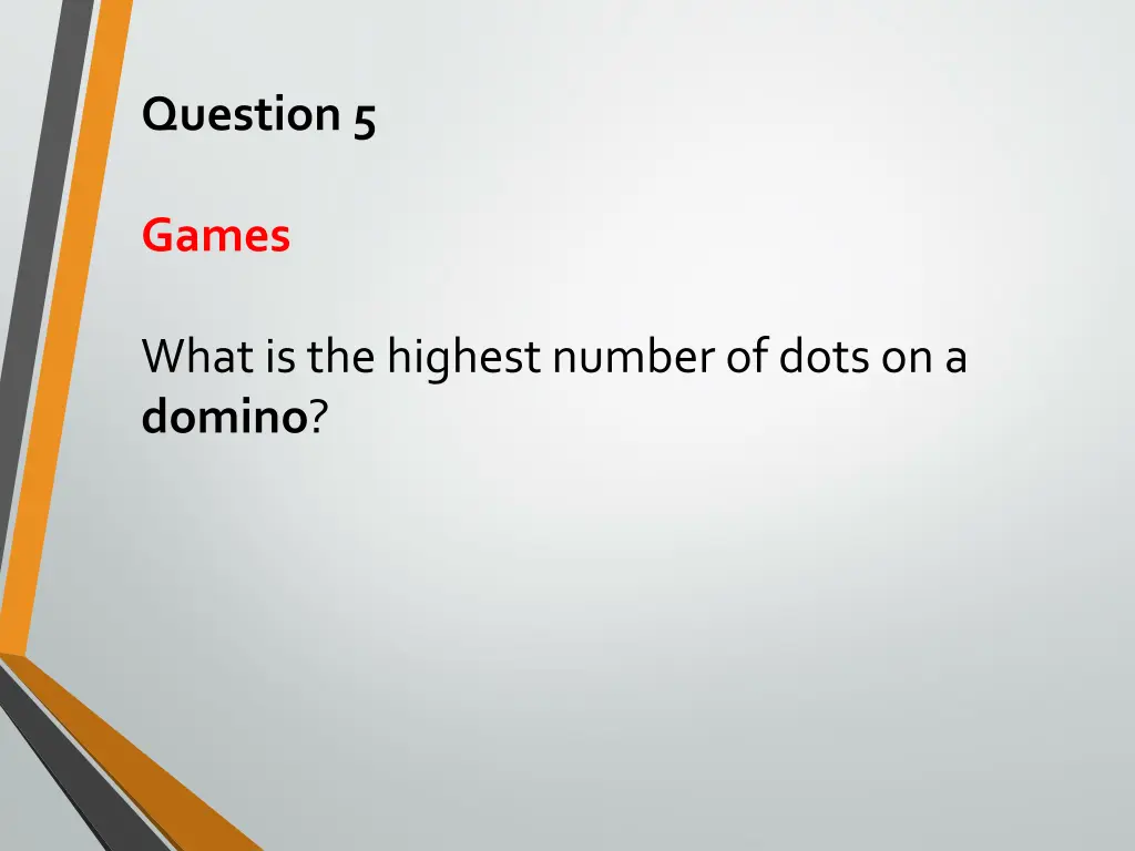 question 5