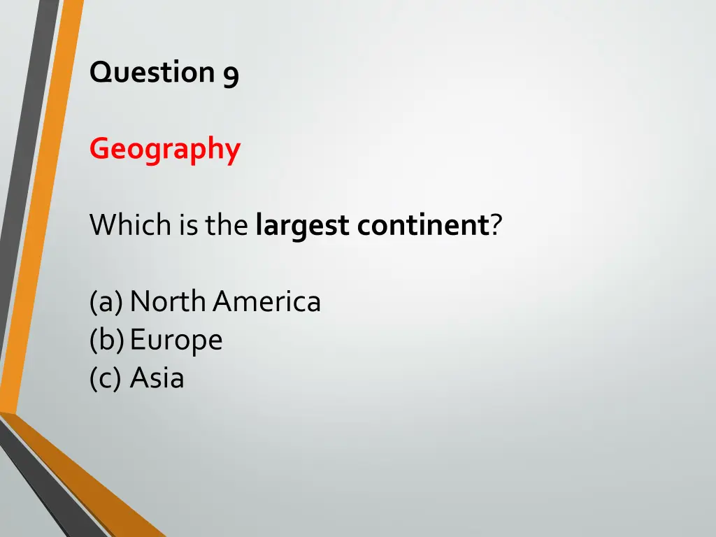 question 9