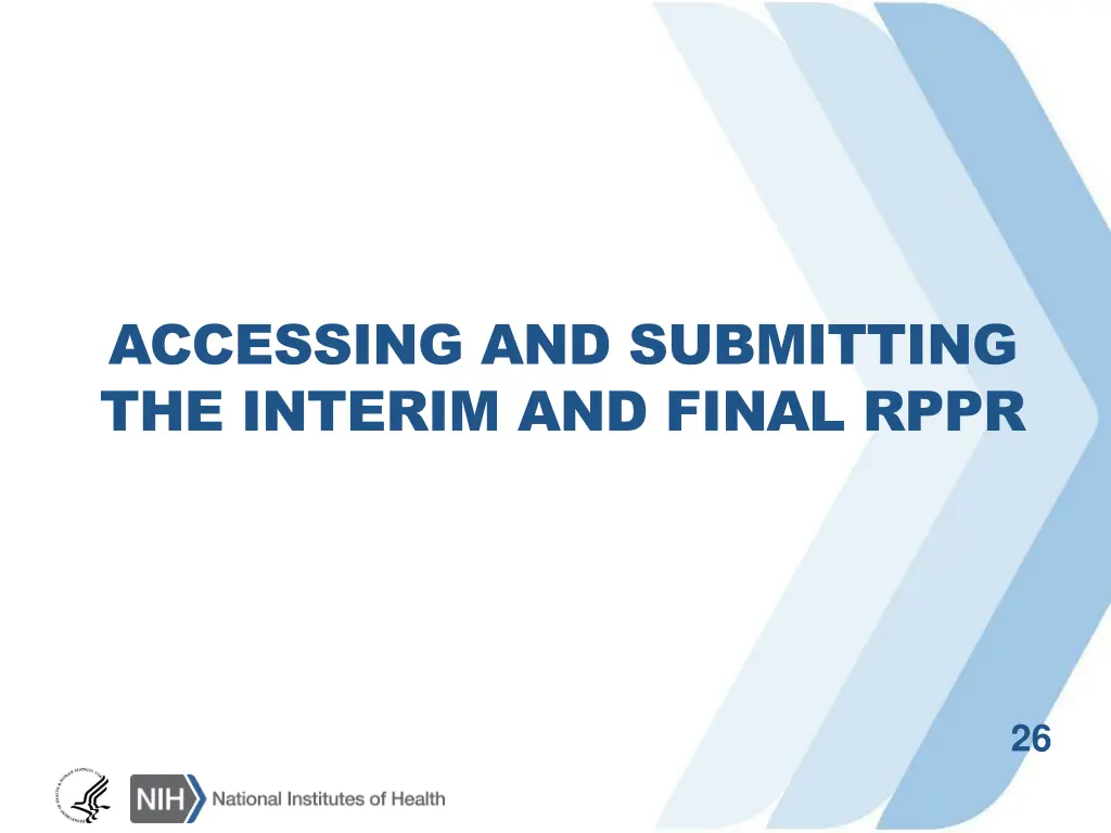 accessing and submitting the interim and final