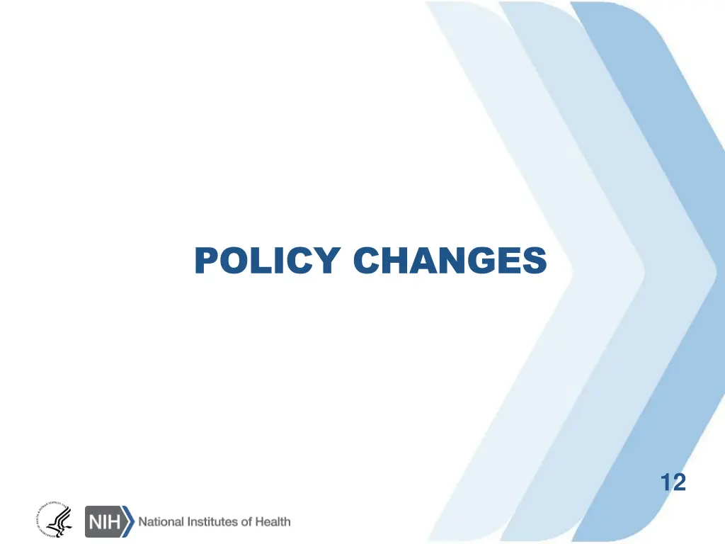 policy changes