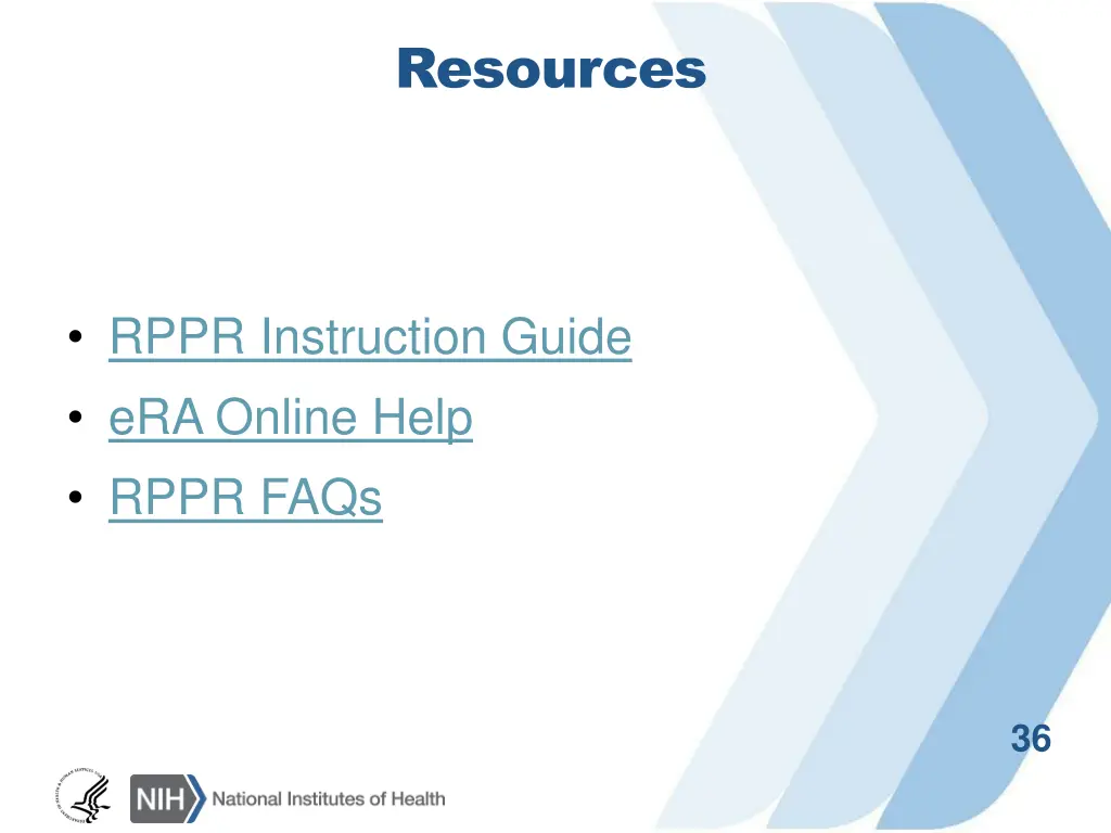 resources