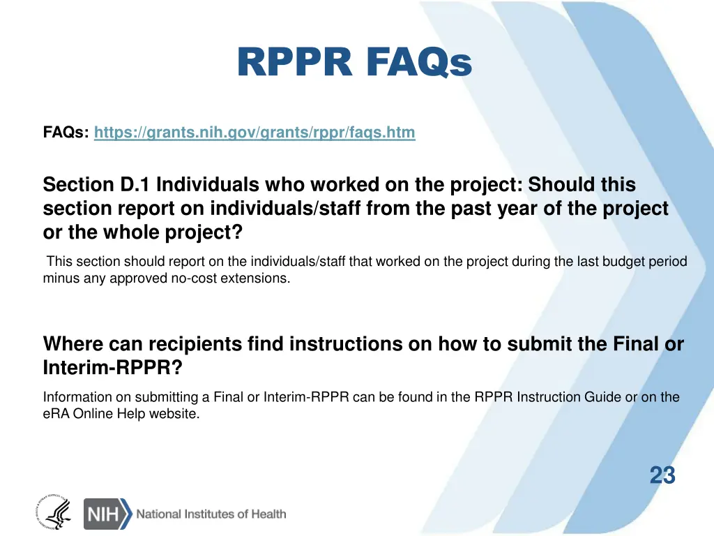 rppr faqs