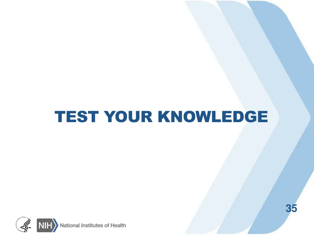 test your knowledge