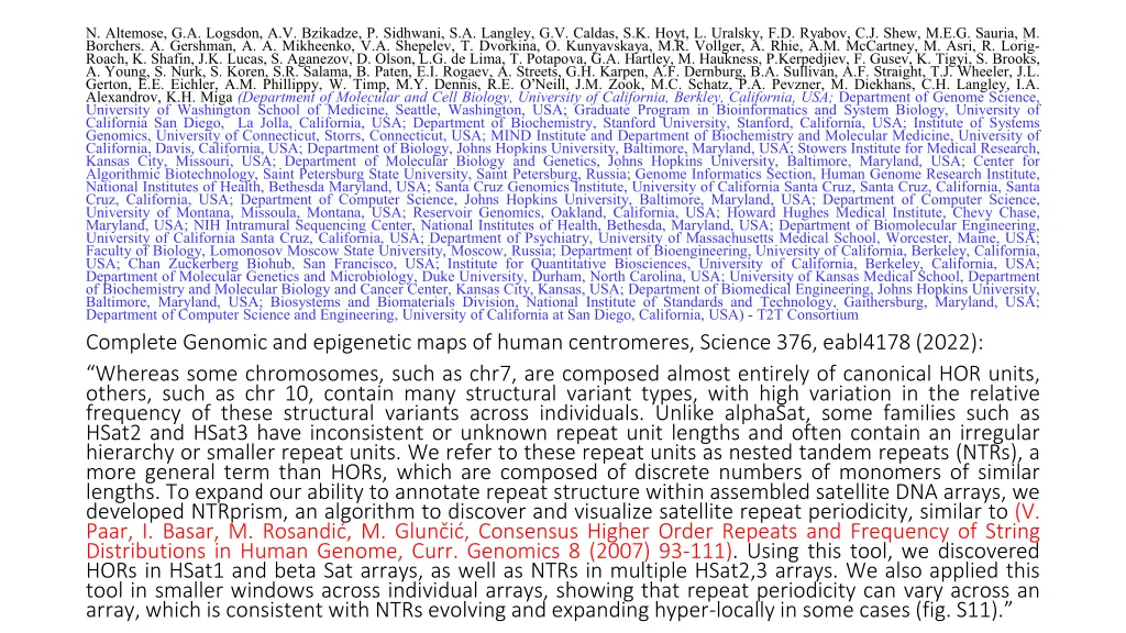 n altemose g a logsdon a v bzikadze p sidhwani
