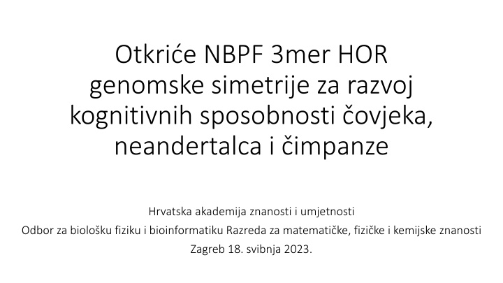 otkri e nbpf 3mer hor genomske simetrije