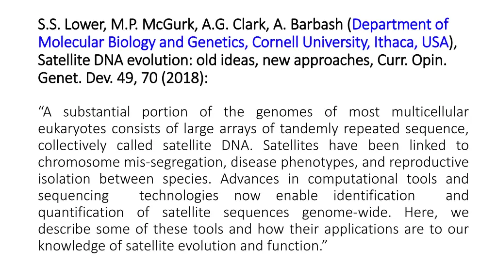 s s lower m p mcgurk a g clark a s s lower