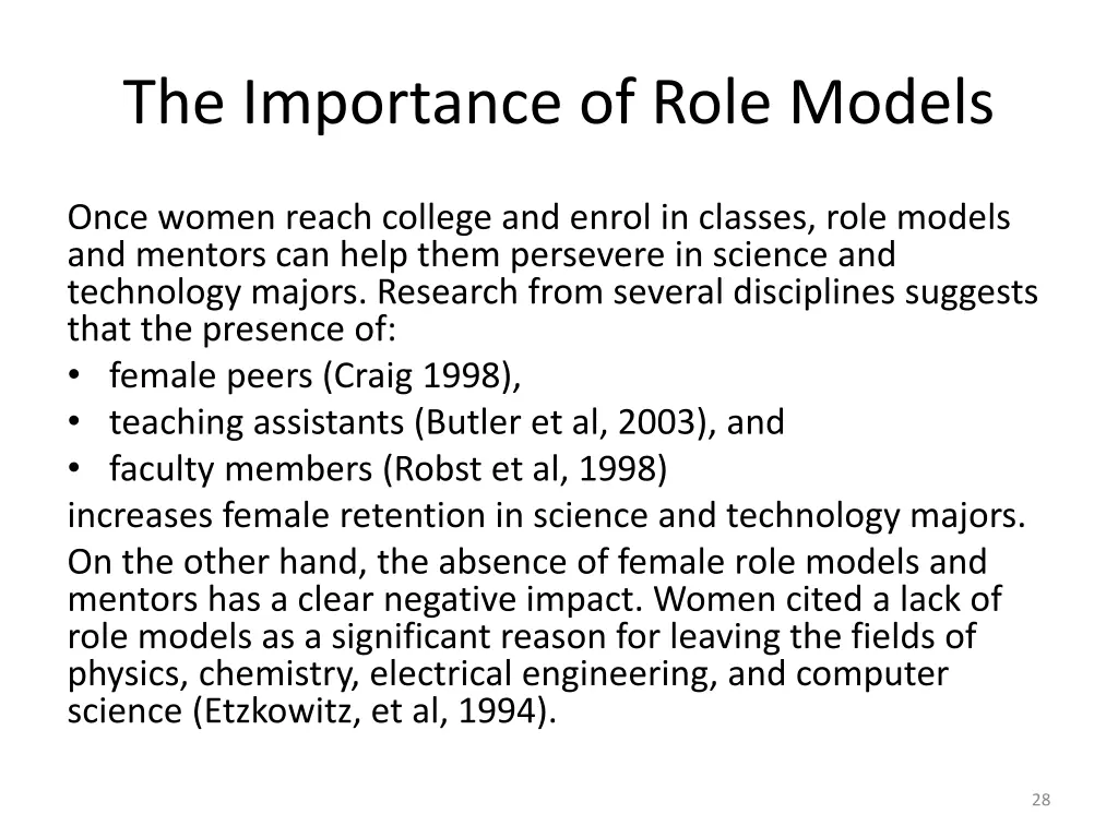 the importance of role models 1
