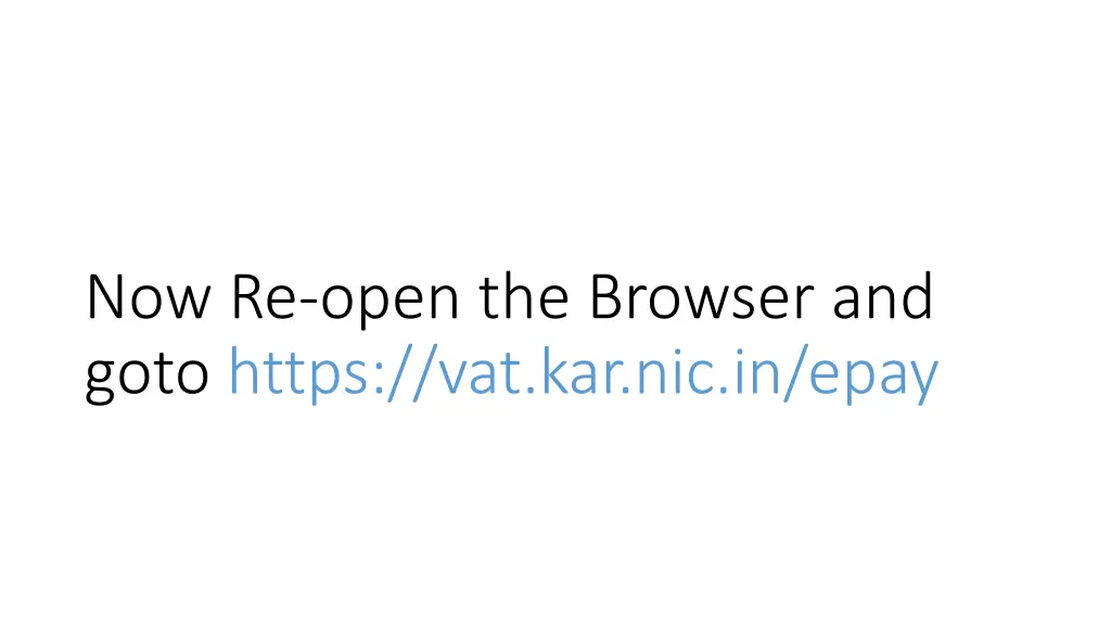now re open the browser and goto https