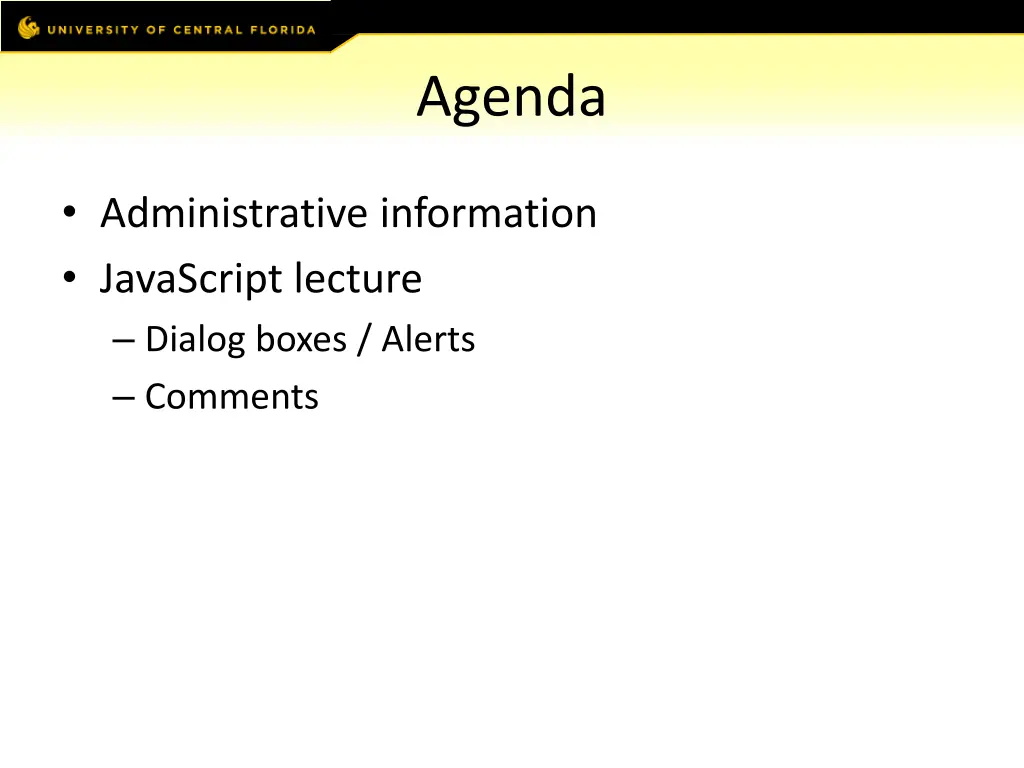 agenda