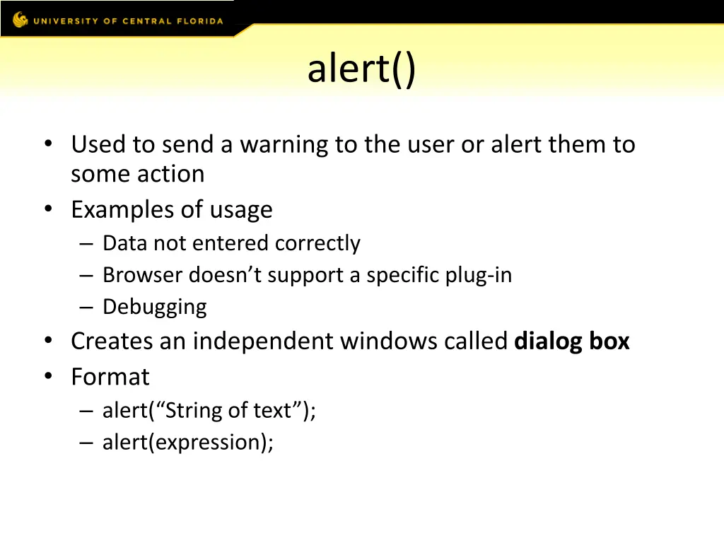 alert