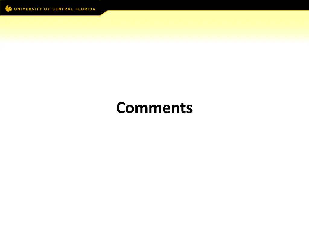 comments