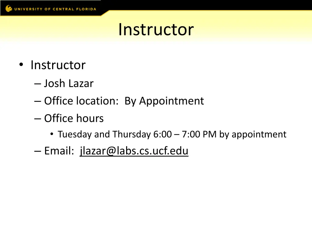 instructor
