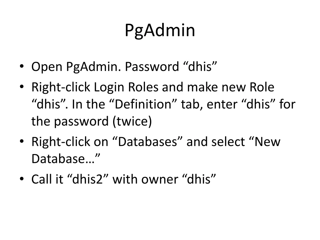 pgadmin