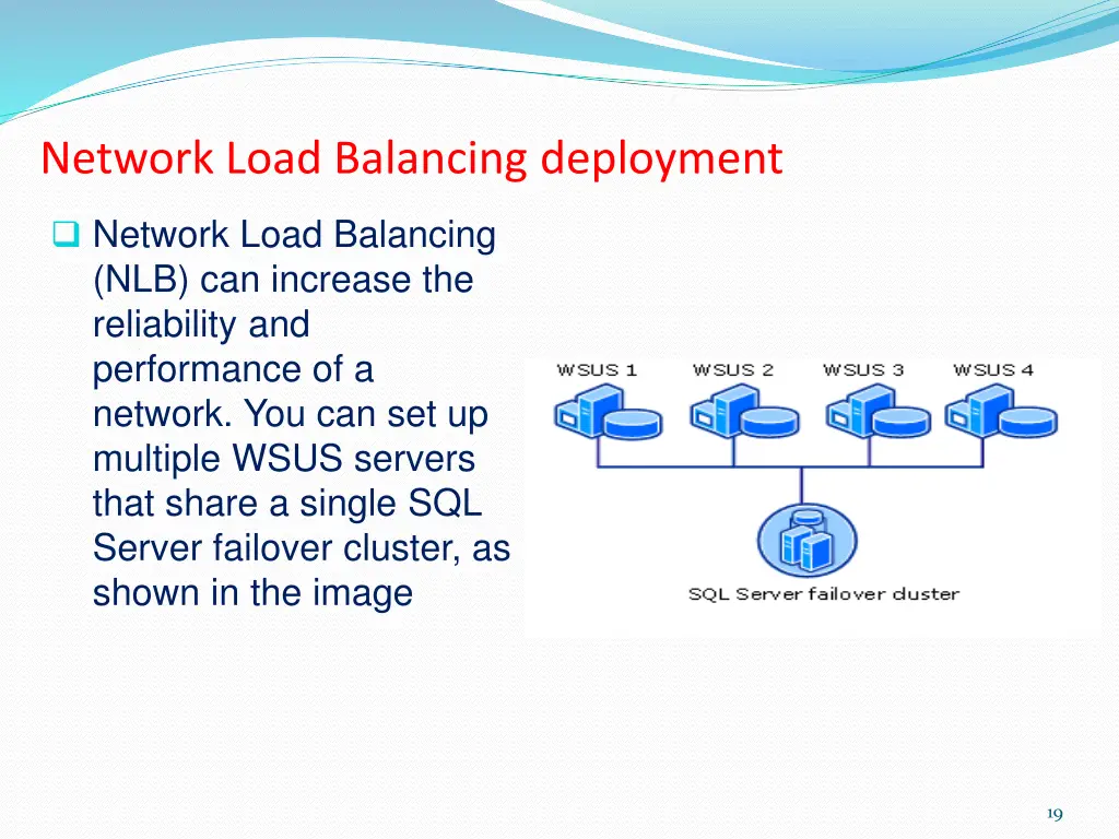 network load balancing deployment