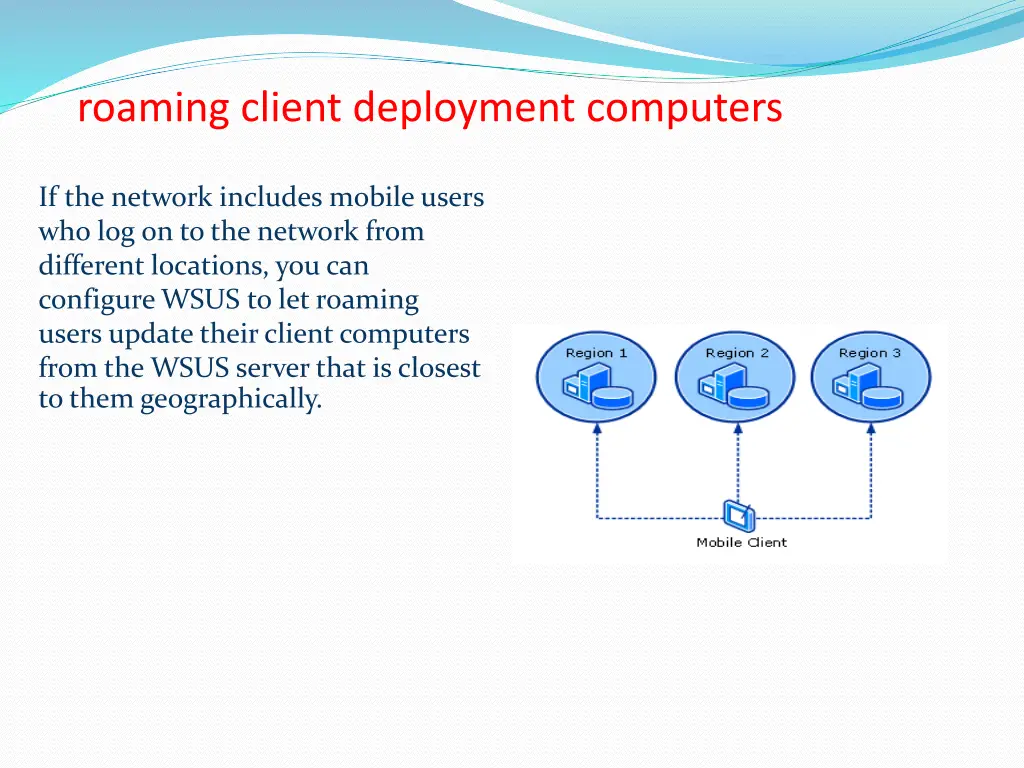 roaming client deployment computers