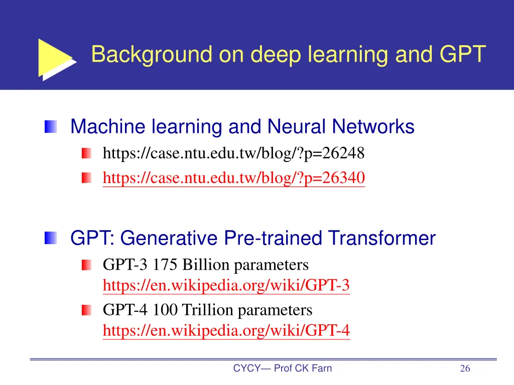 background on deep learning and gpt