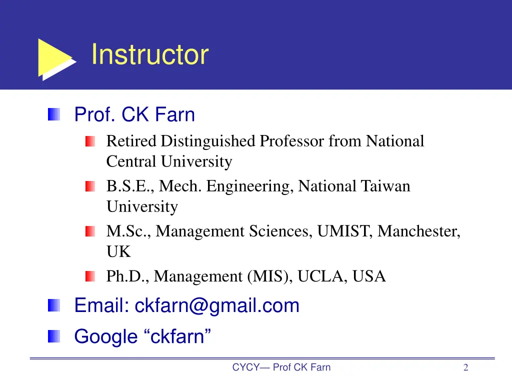 instructor