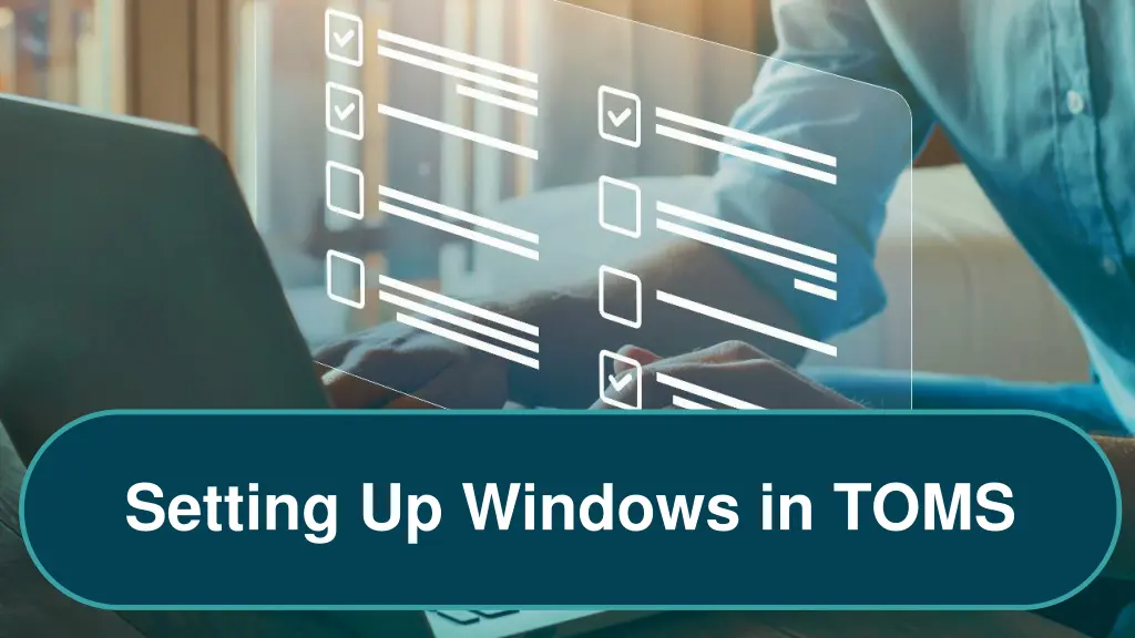 setting up windows in toms