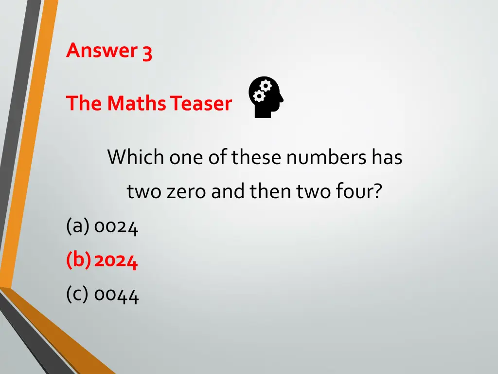 answer 3
