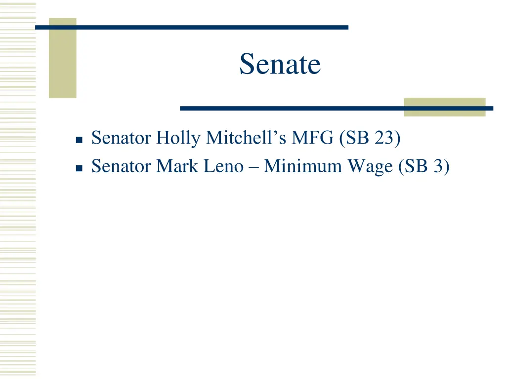 senate