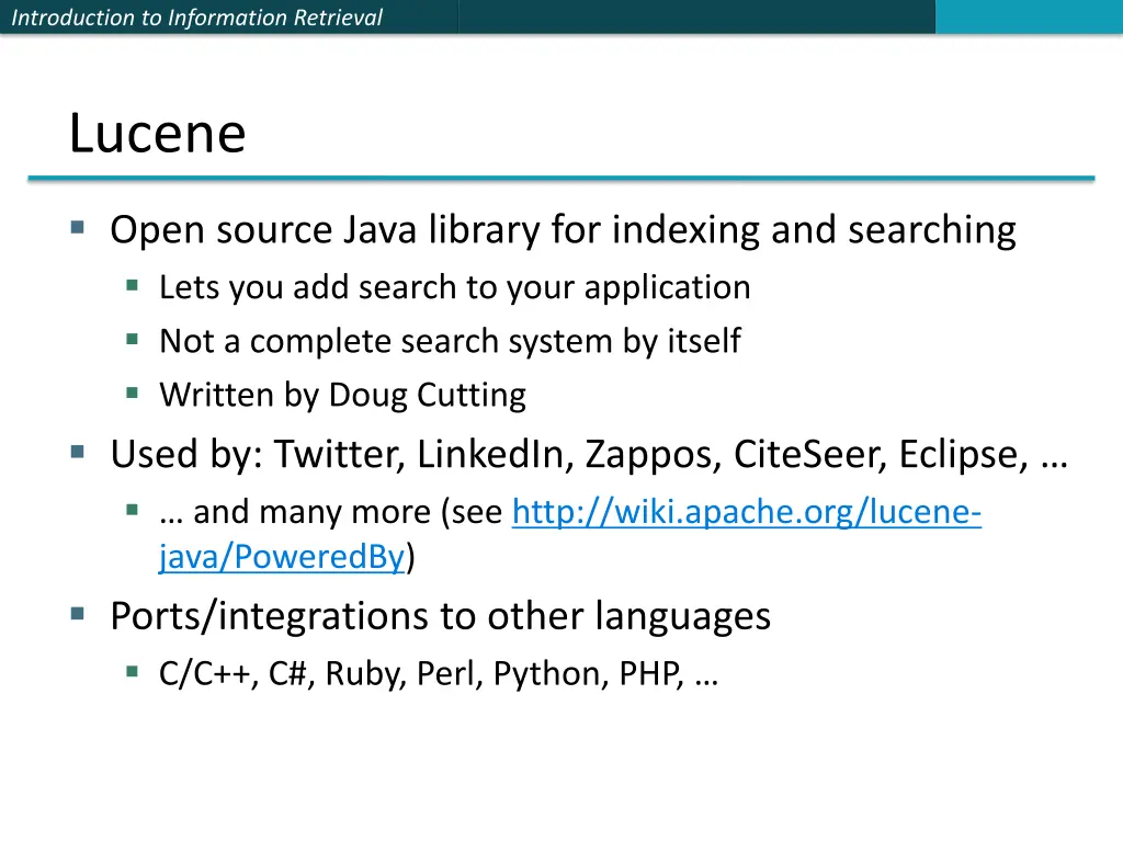 introduction to information retrieval 2