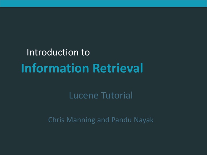 introduction to information retrieval