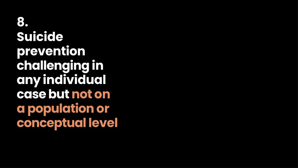 8 suicide prevention challenging