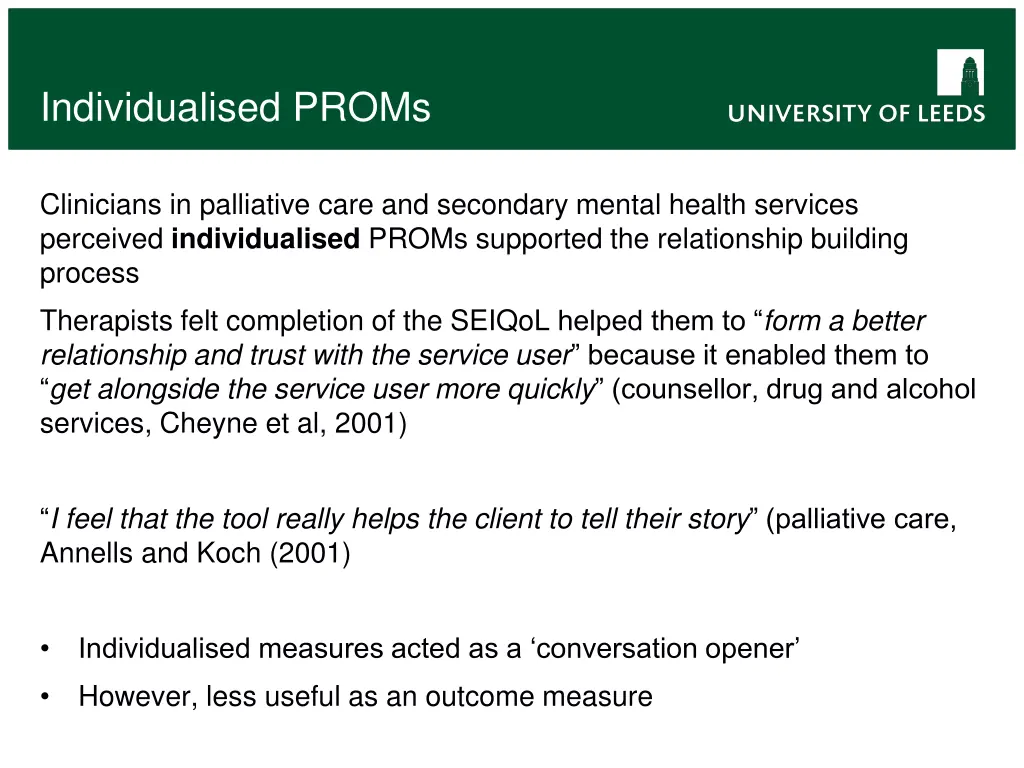 individualised proms
