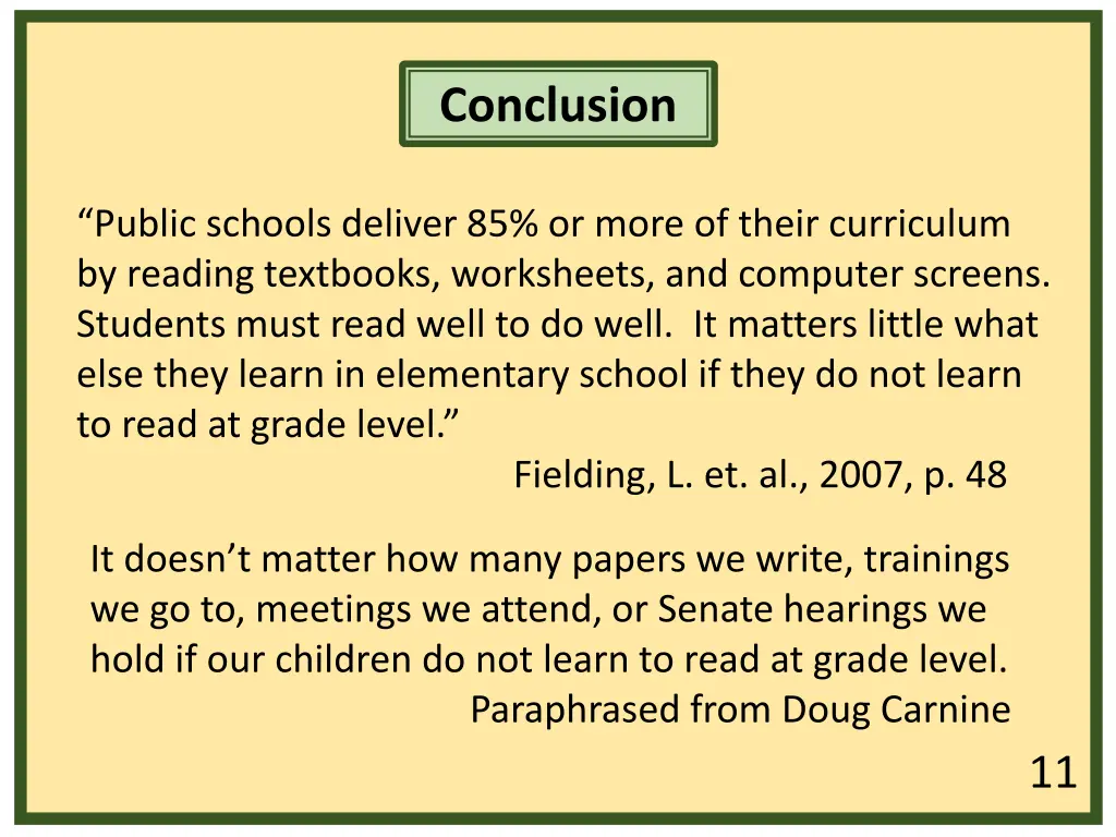 conclusion