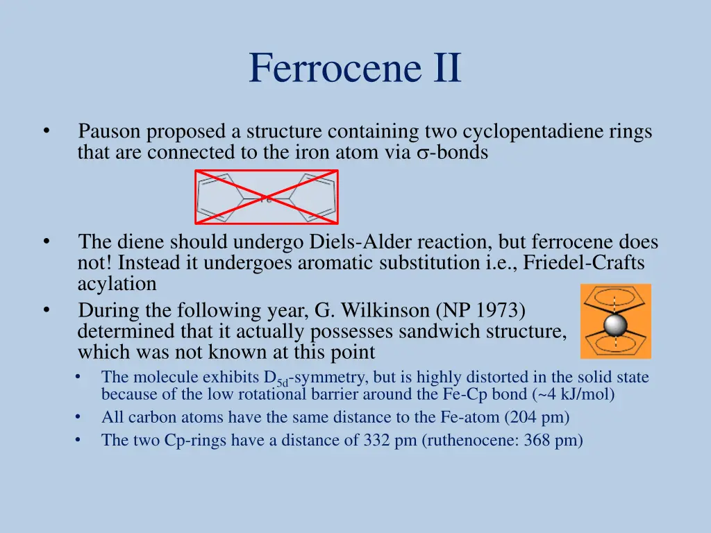 ferrocene ii