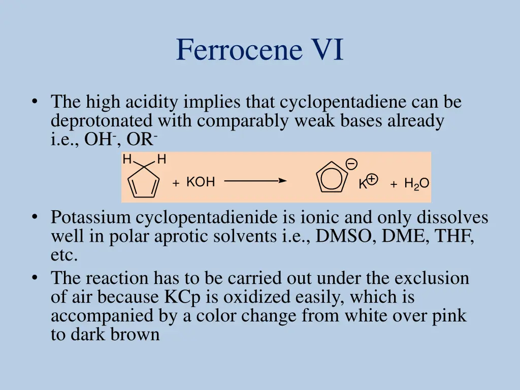 ferrocene vi