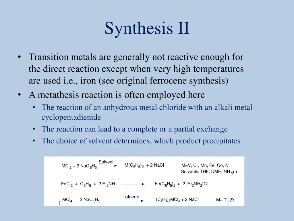 synthesis ii