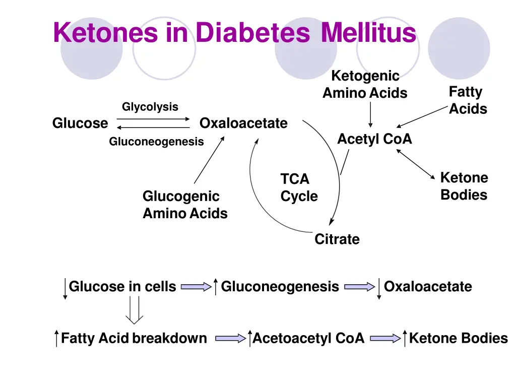 ketones in diabetes mellitus
