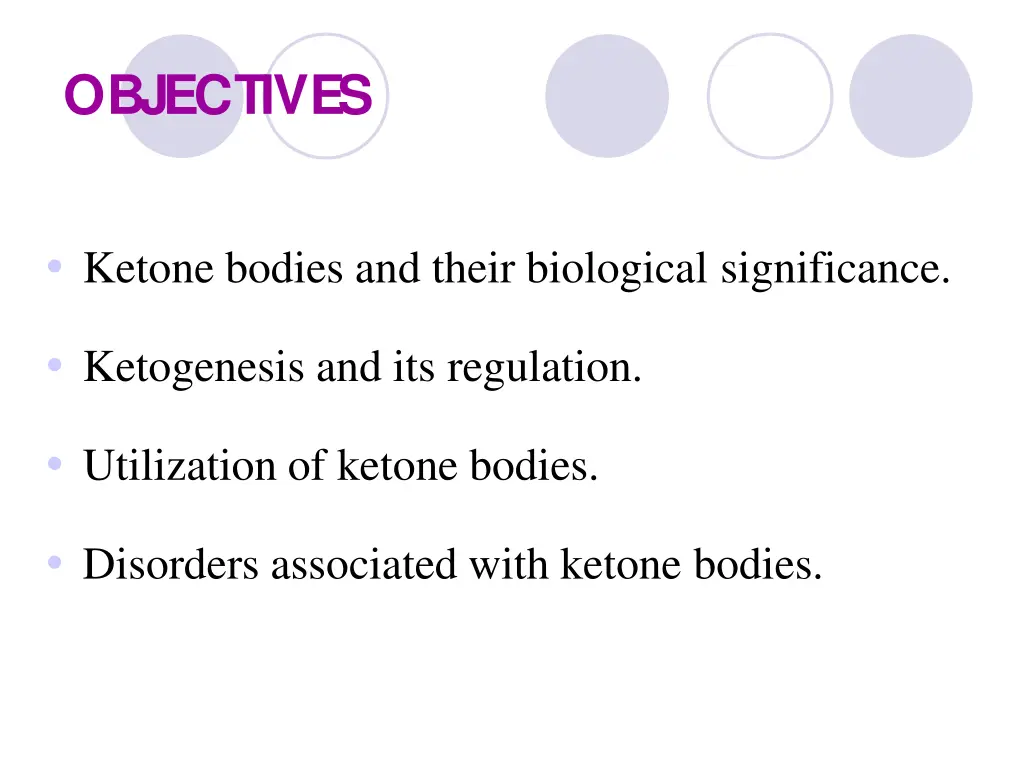 objectives