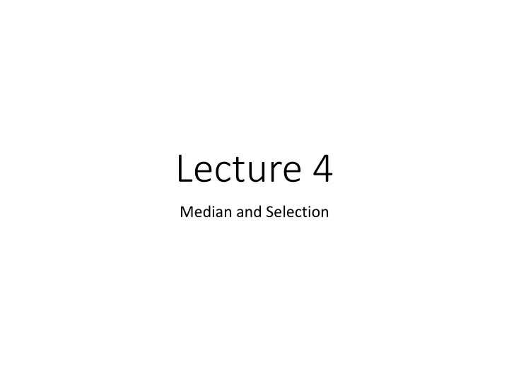 lecture 4