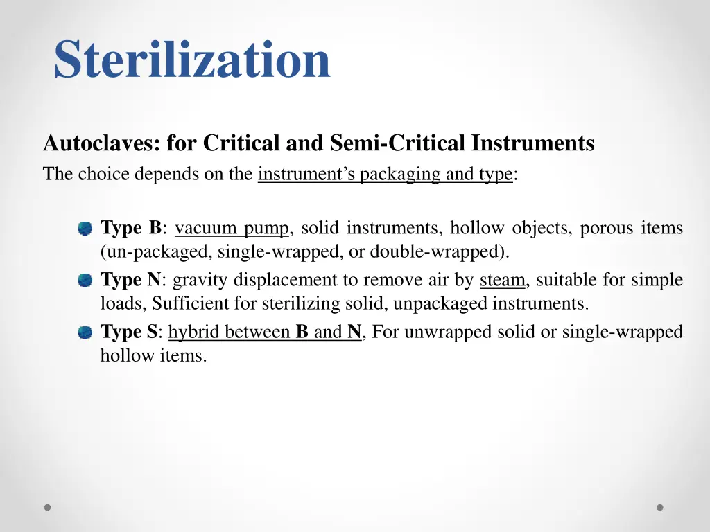 sterilization