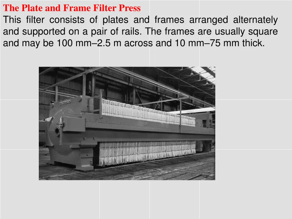 the plate and frame filter press this filter