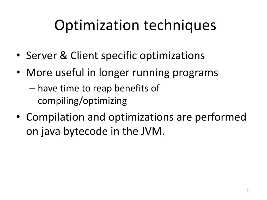 optimization techniques 1