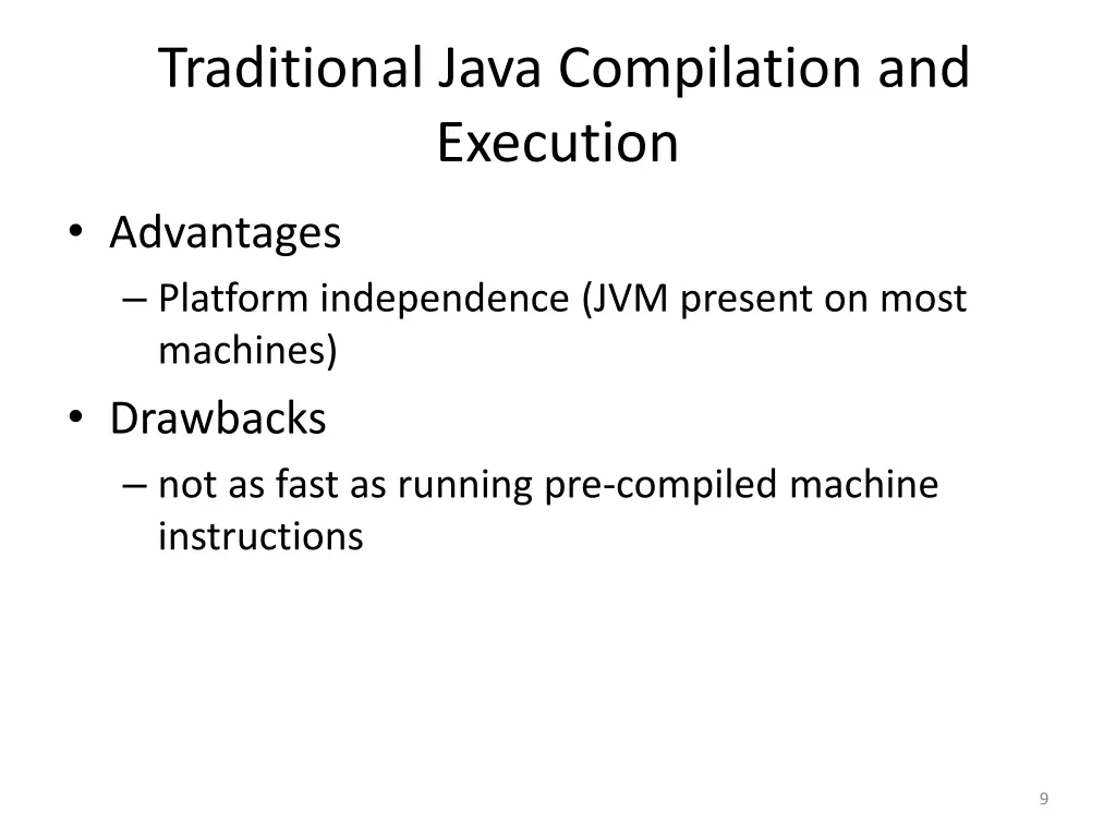 traditional java compilation and execution 1