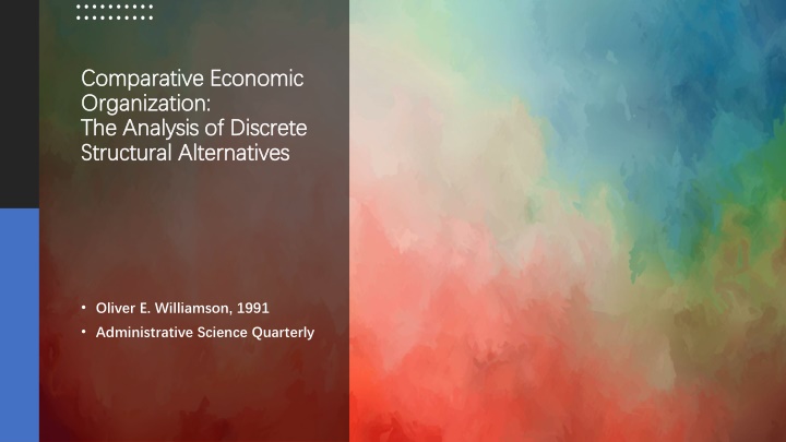 comparative economic comparative economic