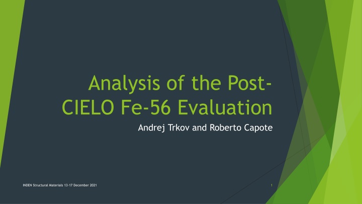 analysis of the post cielo fe 56 evaluation