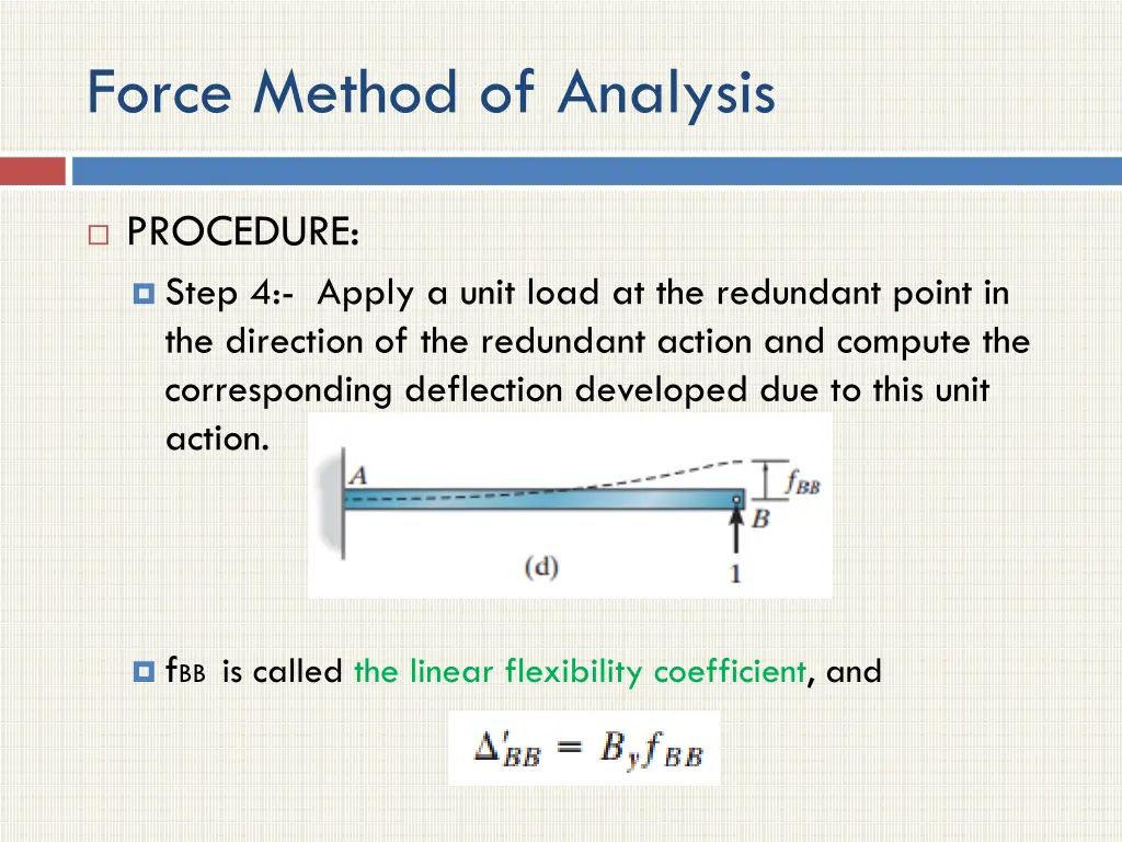 force method of analysis 5