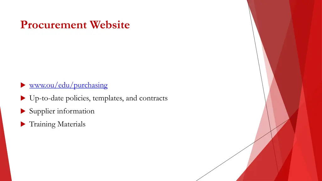 procurement website